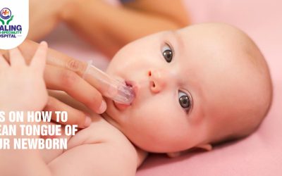 Healing Hospital Baby Tongue Cleaning Pic